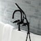 Aqua Vintage AE8400DL Deck Mount Clawfoot Tub Faucet, Matte Black AE8400DL - alternate 3